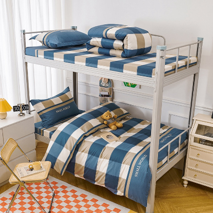 91家纺网 家纺一手货源 找家纺 （总）斯尔顿 2025年A类全棉色织三件套床单款