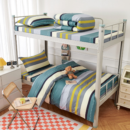 91家纺网 家纺一手货源 找家纺 （总）斯尔顿 2025年A类全棉色织三件套床单款