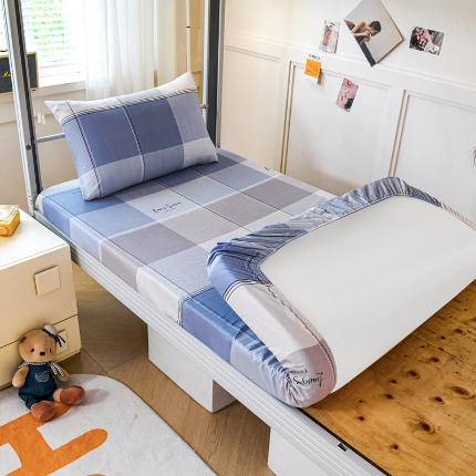 91家纺网 家纺一手货源 找家纺 （总）斯尔顿 2025新款全棉印花学生单床笠