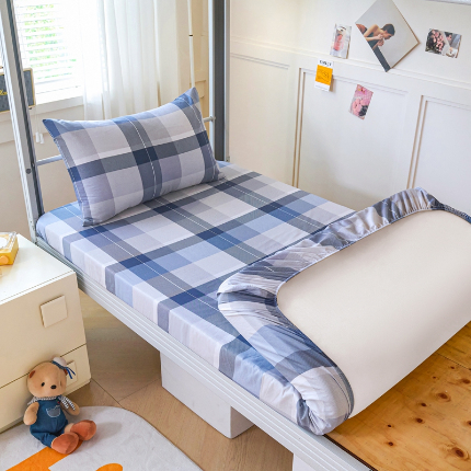 91家纺网 家纺一手货源 找家纺 （总）斯尔顿 2025新款全棉印花学生单床笠