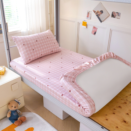 91家纺网 家纺一手货源 找家纺 （总）斯尔顿 2025新款全棉印花学生单床笠