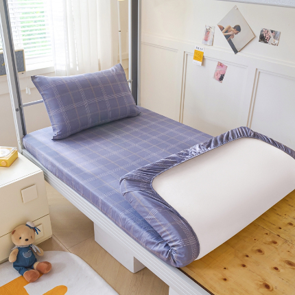 91家纺网 家纺一手货源 找家纺 （总）斯尔顿 2025新款全棉印花学生单床笠