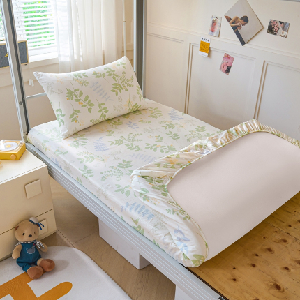 91家纺网 家纺一手货源 找家纺 （总）斯尔顿 2025新款全棉印花学生单床笠