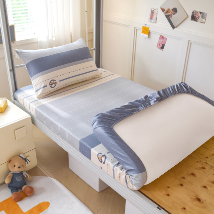 91家纺网 家纺一手货源 找家纺 （总）斯尔顿 2025新款全棉印花学生单床笠