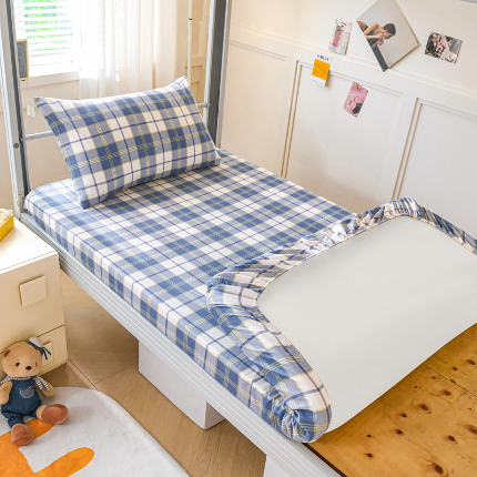 91家纺网 家纺一手货源 找家纺 （总）斯尔顿 2025新款全棉印花学生单床笠