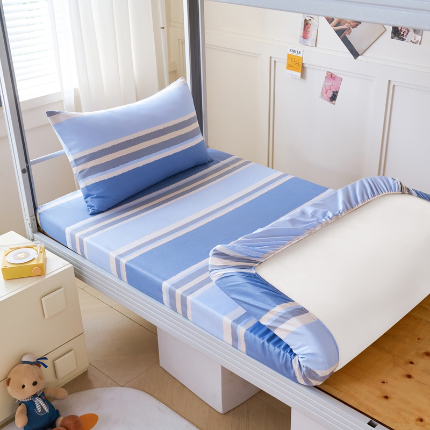 91家纺网 家纺一手货源 找家纺 （总）斯尔顿 2025新款全棉印花学生单床笠