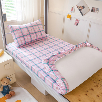 91家纺网 家纺一手货源 找家纺 （总）斯尔顿 2025新款全棉印花学生单床笠