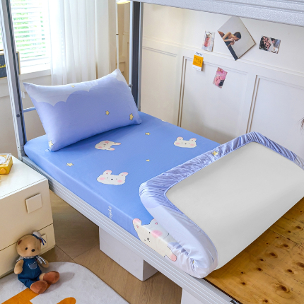 91家纺网 家纺一手货源 找家纺 （总）斯尔顿 2025新款全棉印花学生单床笠