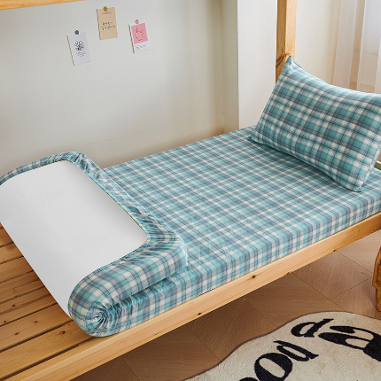 91家纺网 家纺一手货源 找家纺 （总）斯尔顿 2025新款A类全棉色织水洗棉单床笠-第二批