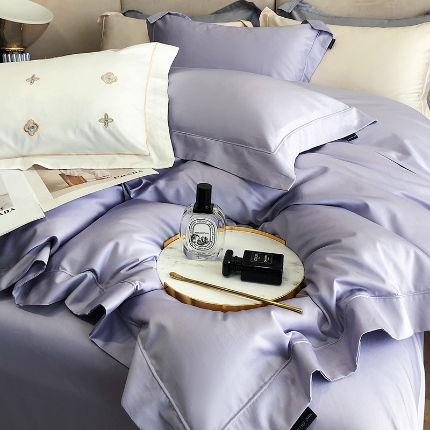 91家纺网 家纺一手货源 找家纺 （总）乐美家纺 2025新款A类100支—简爱系列埋线工艺四件套