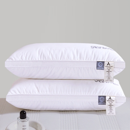 91家纺网 家纺一手货源 找家纺 兴丝露枕芯 A类全棉星级酒店枕 全棉羽丝枕 全棉枕芯 高中低枕 成人枕芯 