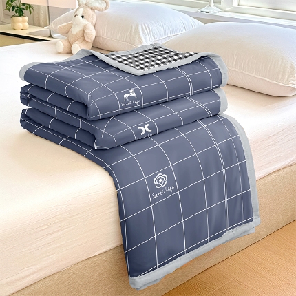 91家纺网 家纺一手货源 找家纺 （总）友承家纺 2025新款舒适印花水洗棉夏被