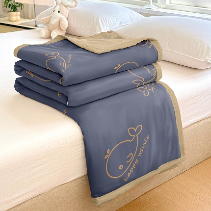 91家纺网 家纺一手货源 找家纺 （总）友承家纺 2025新款舒适印花水洗棉夏被