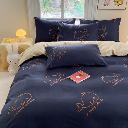 91家纺网 家纺一手货源 找家纺 （总）友承家纺 2025新款芦荟棉亲肤四件套