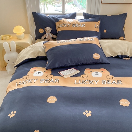 91家纺网 家纺一手货源 找家纺 （总）友承家纺 2025新款芦荟棉亲肤四件套