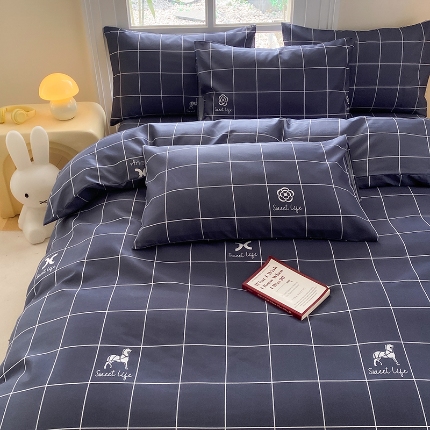 91家纺网 家纺一手货源 找家纺 （总）友承家纺 2025新款芦荟棉亲肤四件套