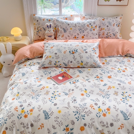 91家纺网 家纺一手货源 找家纺 （总）友承家纺 2025新款芦荟棉亲肤四件套