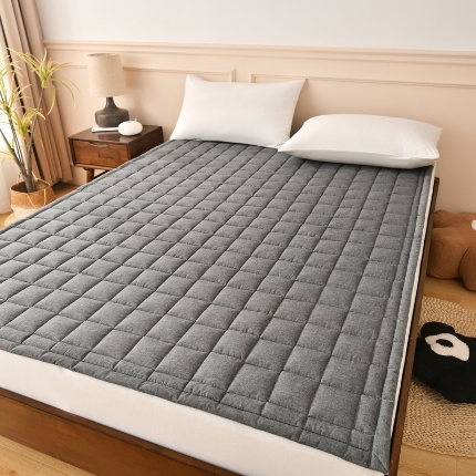 91家纺网 家纺一手货源 找家纺 （总）2025新款色织全棉水洗棉新疆棉花床垫