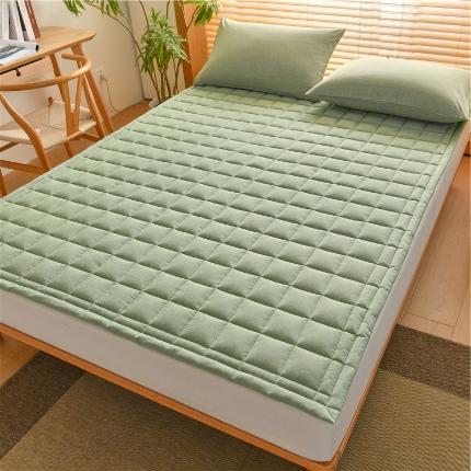 91家纺网 家纺一手货源 找家纺 （总）2025新款色织全棉水洗棉新疆棉花床垫