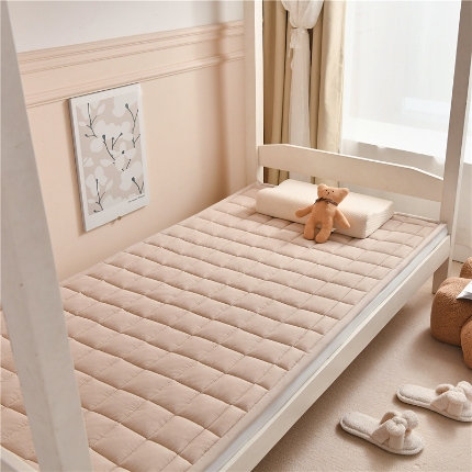 91家纺网 家纺一手货源 找家纺 （总）2025新款色织全棉水洗棉新疆棉花床垫学生宿舍加厚床褥子