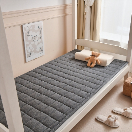 91家纺网 家纺一手货源 找家纺 （总）2025新款色织全棉水洗棉新疆棉花床垫学生宿舍加厚床褥子