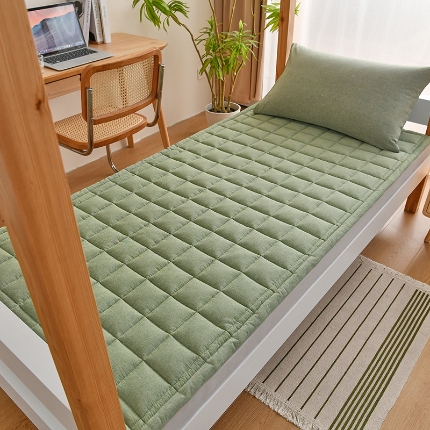 91家纺网 家纺一手货源 找家纺 （总）2025新款色织全棉水洗棉新疆棉花床垫学生宿舍加厚床褥子