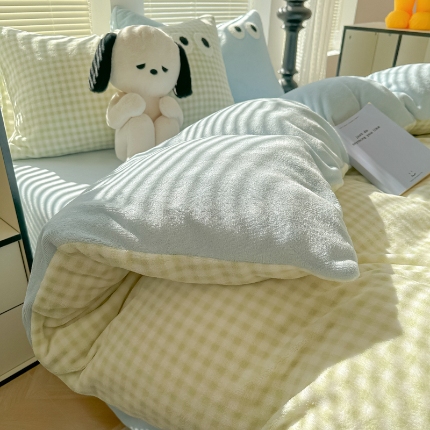 91家纺网 家纺一手货源 找家纺 青禾视觉  小清新套件拍摄赏析