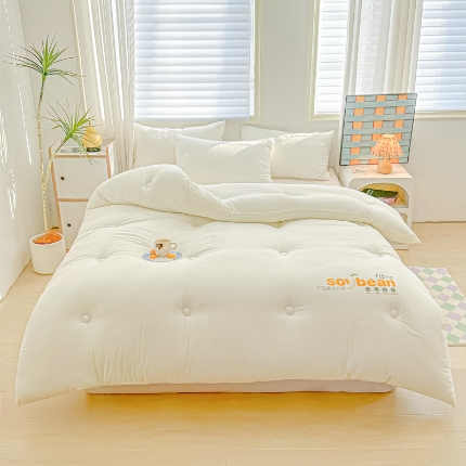 91家纺网 家纺一手货源 找家纺 青禾视觉  自然光窗景被芯拍摄赏析