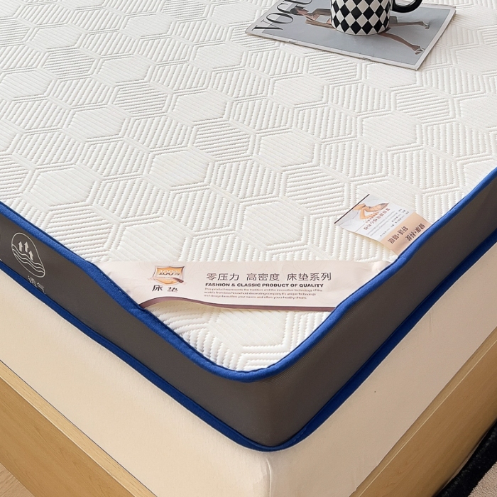 91家纺网 家纺一手货源 找家纺 MOA床垫 2025最新款加厚海绵床垫卧室软垫乳胶床垫学生宿舍记忆棉床垫 凌云（白）厚6.5cm