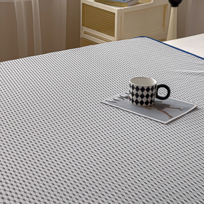 91家纺网 家纺一手货源 找家纺 MOA床垫 2025最新款加厚海绵床垫卧室软垫乳胶床垫学生宿舍记忆棉床垫 凌云（白）厚6.5cm