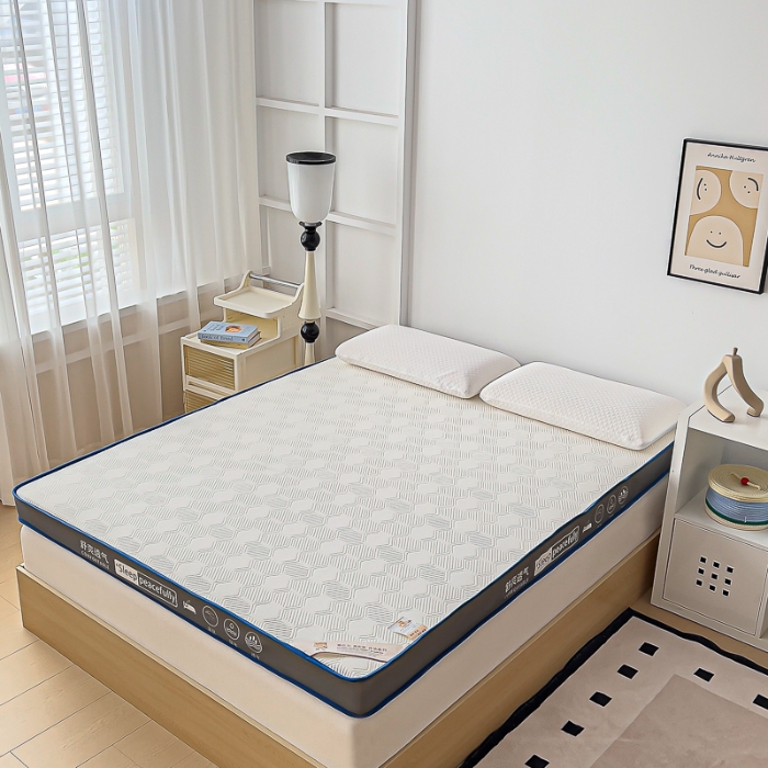 91家纺网 家纺一手货源 找家纺 MOA床垫 2025最新款加厚海绵床垫卧室软垫乳胶床垫学生宿舍记忆棉床垫 凌云（白）厚9.5cm