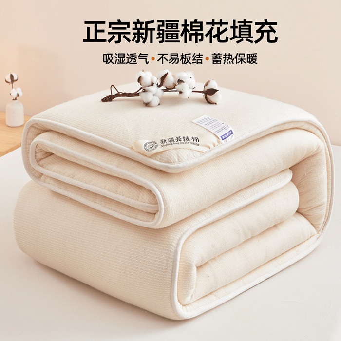 91家纺网 家纺一手货源 找家纺 （总）爱屋及屋2025新款鱼鳞网新疆棉花被芯被子冬被春秋被四季通用学生宿舍