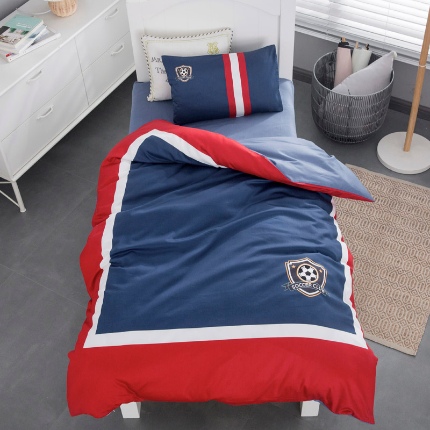 91家纺网 家纺一手货源 找家纺 (总）A类学院风全棉数码印花幼儿园被子三件套午睡棉被褥六件套