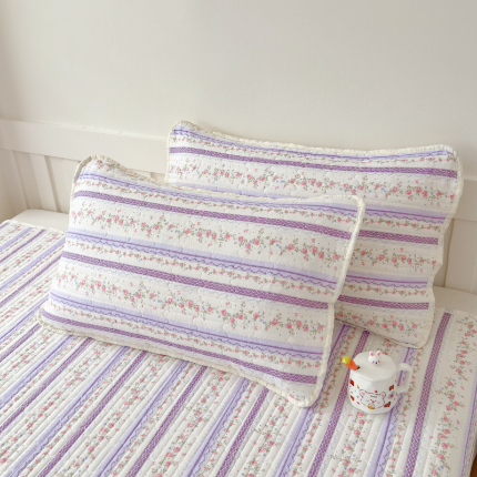 91家纺网 家纺一手货源 找家纺 （总）2025新款夹棉枕套水洗棉印花卡通夹棉绗缝枕套