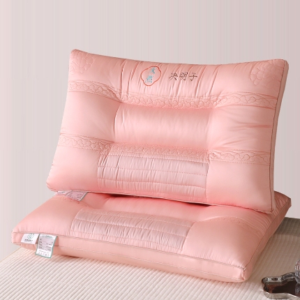  A类全棉决明子枕 花草保健护颈枕 全棉羽丝绒枕头