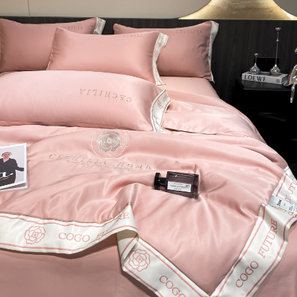 （总）2025新款 水洗真丝四件套-香蜜