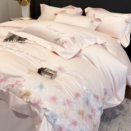 91家纺网 家纺一手货源 找家纺 （总）星蕴家纺 2025新款澳棉正宗长绒棉四件套-诺兰