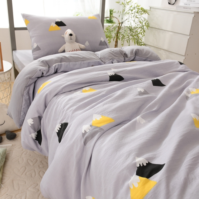 91家纺网 家纺一手货源 找家纺 （总）2025新款卡通风水洗棉学生三件套宿舍寝室上下铺六件套大礼包床褥被芯枕芯组合套装