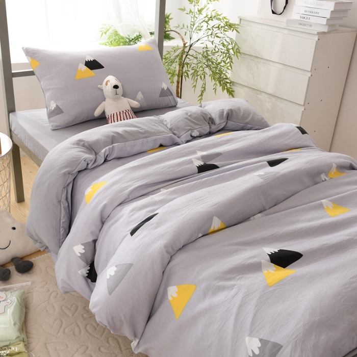 91家纺网 家纺一手货源 找家纺 （总）2025新款卡通风水洗棉学生三件套宿舍寝室上下铺六件套大礼包床褥被芯枕芯组合套装