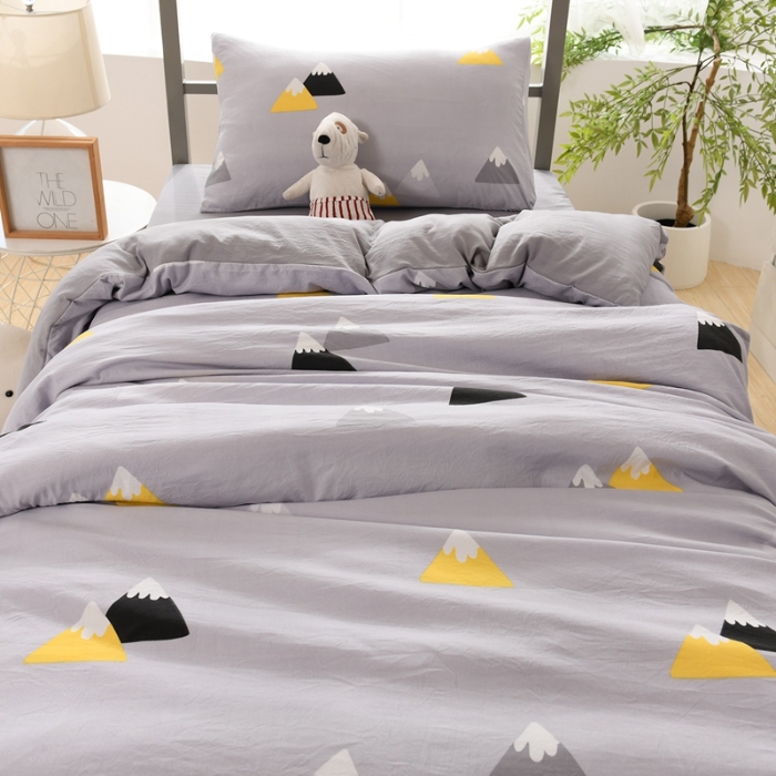 91家纺网 家纺一手货源 找家纺 （总）2025新款卡通风水洗棉学生三件套宿舍寝室上下铺六件套大礼包床褥被芯枕芯组合套装