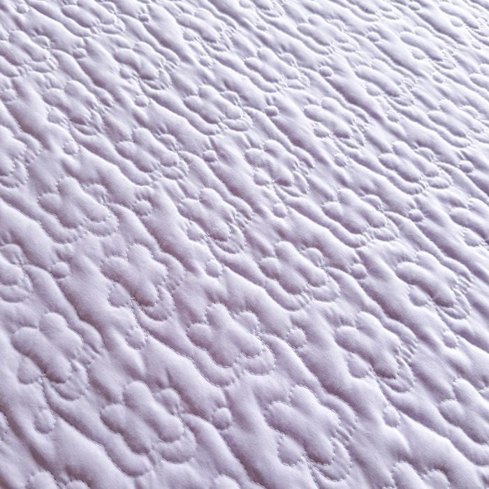 91家纺网 家纺一手货源 找家纺 苏米娜2025春夏新品韩版公主风超柔水洗棉床盖四件套刺绣针织棉双层纱纯棉棉麻全棉公主风床盖款四件套 秘密花园—梦幻紫