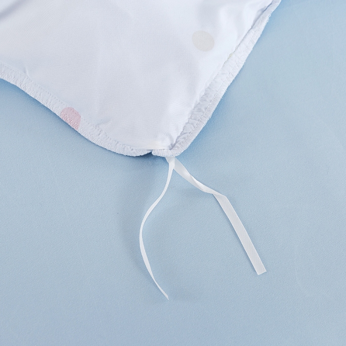 91家纺网 家纺一手货源 找家纺 （总）纯色雨家纺 2025新款花边卡通四件套数码印花中高端三件套-彩色派对