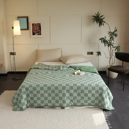 91家纺网 家纺一手货源 找家纺 （总）法芙娜家纺 60S全棉色织大提花纱布夏被