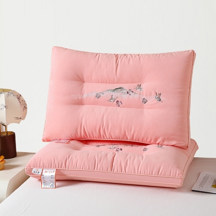 （总）兴丝露枕芯 糯糯棉羽丝绒枕芯 羽丝护颈枕 