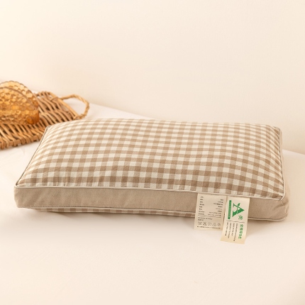 91家纺网 家纺一手货源 找家纺 （总）2025新款水洗棉荞麦枕 全棉荞麦枕