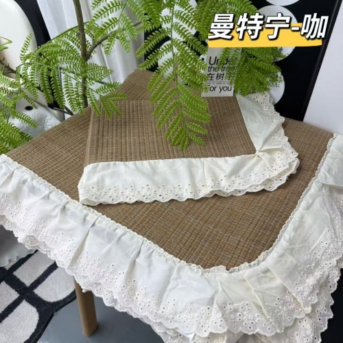 91家纺网 家纺一手货源 找家纺 （总）A类纯棉色织水洗棉床盖240*260CM全棉条纹三件套花边格子四季通用