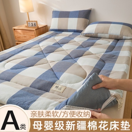 91家纺网 家纺一手货源 找家纺 （总）爱屋及屋 2025新款无印风四季款棉花床垫子学生宿舍床褥垫被出租屋铺底软垫