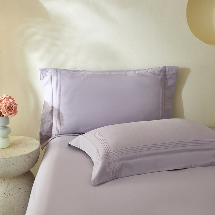 91家纺网 家纺一手货源 找家纺 金太阳80支婴肤全棉磨毛四件套 阳光紫云灰