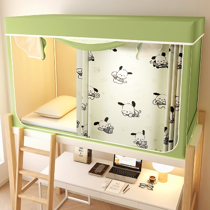 91家纺网 家纺一手货源 找家纺 （总）2025新款100%物理强遮光纳米技术静电环保透气床帘加密纱学生蚊帐透气面料宿舍单人床