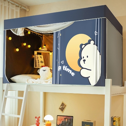 91家纺网 家纺一手货源 找家纺 （总）2025新款100%物理强遮光纳米技术静电环保透气床帘加密纱学生蚊帐透气面料宿舍单人床